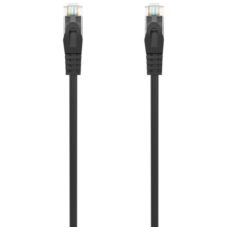 AISENS Cable de Red Latiguillo RJ45 LSZH Cat.6A 500 Mhz UTP AWG24, Negro, 25CM