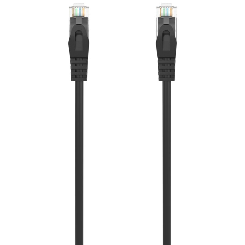 AISENS Cable de Red Latiguillo RJ45 LSZH Cat.6A 500 Mhz UTP AWG24, Negro, 2.0M