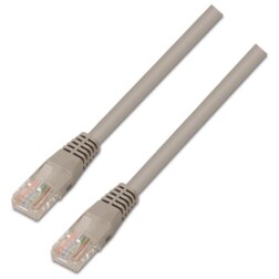 AISENS A135-0266 cable de red Gris 1 m Cat6 U/UTP (UTP)