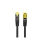 Lanberg PCF6A-10CU-0200-BK cable de red Negro 2 m Cat6a S/FTP (S-STP)