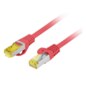 Lanberg PCF6A-10CU-0100-R cable de red Rojo 1 m Cat6a S/FTP (S-STP)