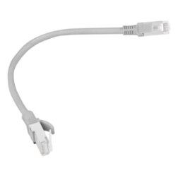 Lanberg PCU6-10CC-0025-S cable de red Gris 0,25 m Cat6 U/UTP (UTP)