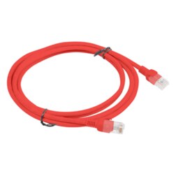 Lanberg PCU6-10CC-0200-R cable de red Rojo 2 m Cat6 U/UTP (UTP)