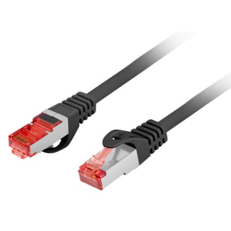 Lanberg PCF6-10CU-0025-BK cable de red Negro 0,25 m Cat6 F/UTP (FTP)