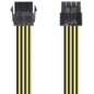AISENS Cable Alimentación, 8pin/H-4+4pin/M, 30cm