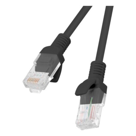 Lanberg PCU6-10CC-0300-BK cable de red Negro 3 m Cat6 U/UTP (UTP)