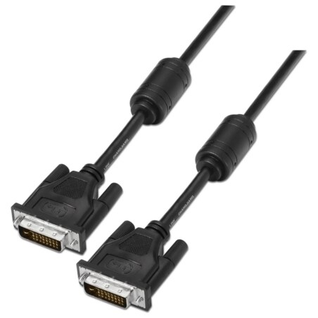 AISENS A117-0089 cable DVI 1,8 m DVI-D Negro