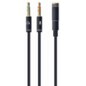 Gembird !Adapter audio stereo 3.5mm mini Jack/4PIN/ cable de audio 0,2 m 3,5mm 2 x 3.5mm Negro