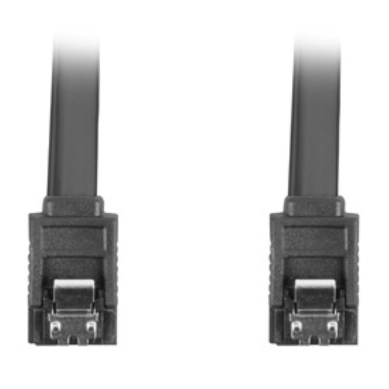 Lanberg CA-SASA-14CU-0050-BK cable de SATA 0,5 m SATA 7-pin Negro