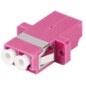 Lanberg FA-LCUP-MD41-0001-VT adaptador de fibra óptica LC 1 pieza(s) Púrpura, Blanco