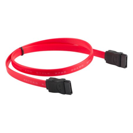 Lanberg CA-SASA-10CU-0050-R cable de SATA 0,5 m SATA 7-pin Rojo