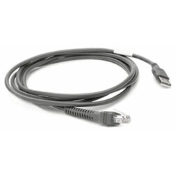Zebra CBA-U21-S07ZBR cable de serie Negro 2,1 m USB EAS