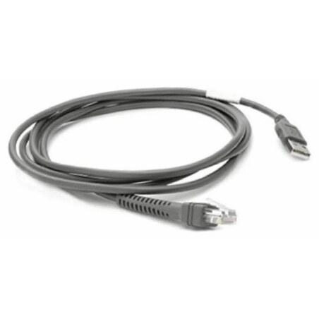 Zebra CBA-U21-S07ZBR cable de serie Negro 2,1 m USB EAS
