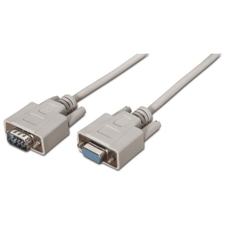 AISENS A112-0065 cable de serie Beige 1,8 m DB9