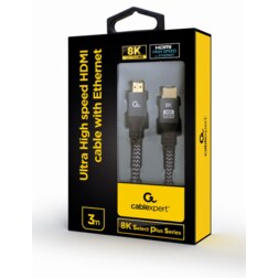 Gembird CCB-HDMI8K-3M cable HDMI HDMI tipo A (Estándar) Gris