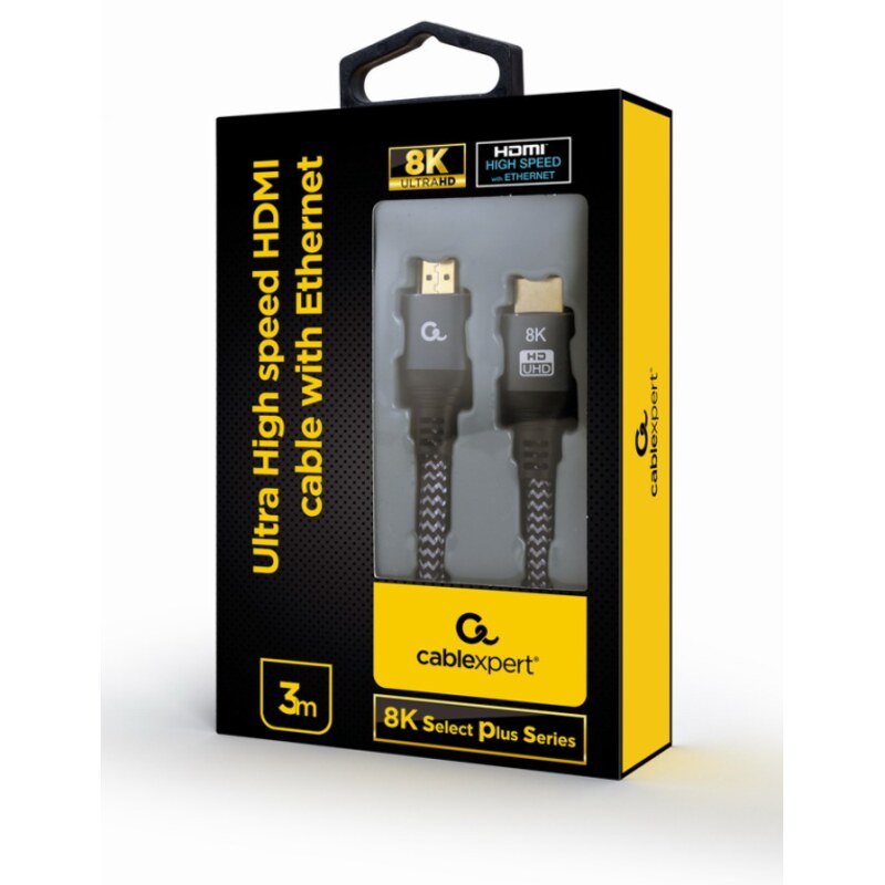 Gembird CCB-HDMI8K-3M cable HDMI HDMI tipo A (Estándar) Gris