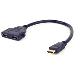 Gembird DSP-2PH4-04 cable HDMI HDMI tipo A (Estándar) 2 x HDMI Type A (Standard) Negro