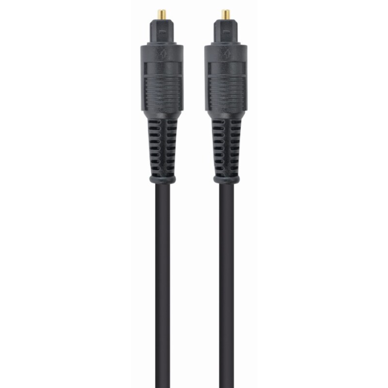 Gembird Toslink, 2m cable de audio Negro