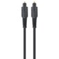 Gembird Toslink, 2m cable de audio Negro