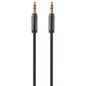 Gembird Cable CCAP-444-0.75M (Mini Jack M - Mini Jack M; 0,75m; black color) cable de audio 3,5mm Negro