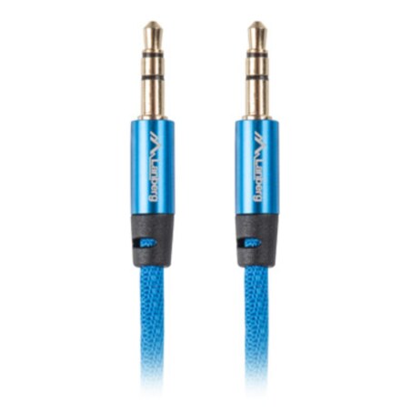 Lanberg CA-MJMJ-10CU-0020-BL cable de audio 2 m 3,5mm Azul