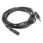 Lanberg CA-MJFJ-10CC-0030-BK cable de audio 3 m 3,5mm Negro