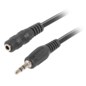 Lanberg CA-MJFJ-10CC-0015-BK cable de audio 1,5 m 3,5mm Negro