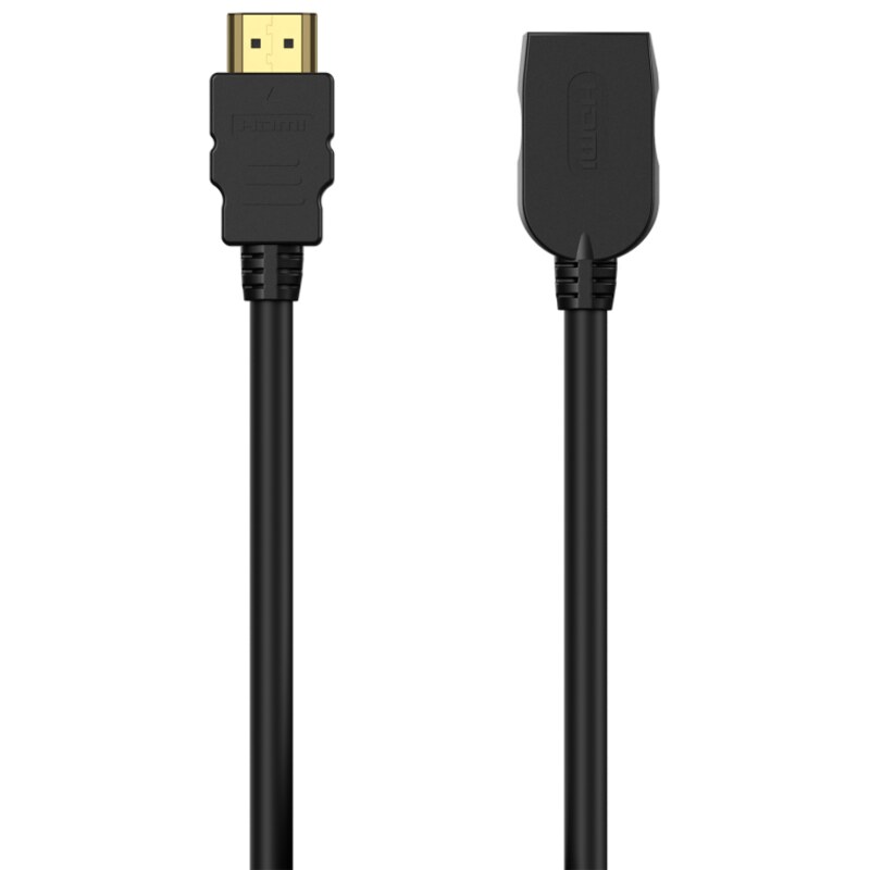 AISENS Cable HDMI V2.0 Prolongador Premium Alta Velocidad / Hec 4K@60Hz 18Gbps, A/M-A/H, Negro, 2.0M