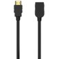 AISENS Cable HDMI V2.0 Prolongador Premium Alta Velocidad / Hec 4K@60Hz 18Gbps, A/M-A/H, Negro, 2.0M