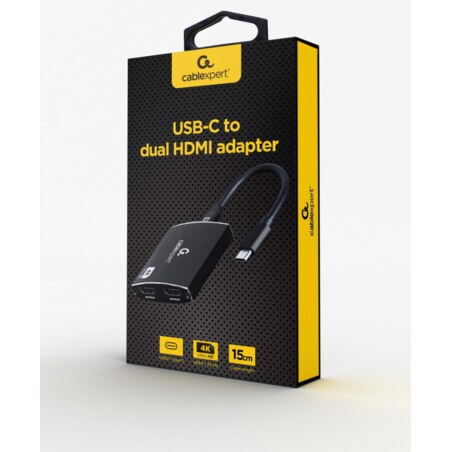 Gembird A-CM-HDMIF2-01 cable HDMI 0,15 m HDMI Type C (Mini) Negro