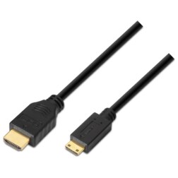 AISENS A119-0115 cable HDMI 3 m HDMI tipo A (Estándar) HDMI Type C (Mini) Negro