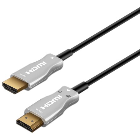 AISENS Cable HDMI V2.0 AOC Premium alta velocidad / HEC 4k@60hz 18Gbps, A/M-A/M, Negro, 30 m
