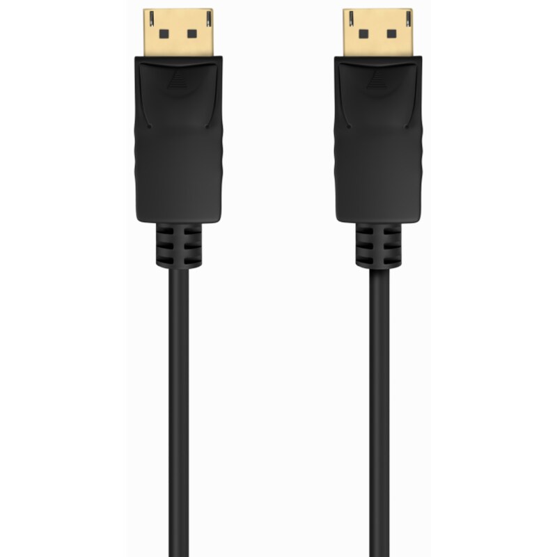 AISENS Cable DISPLAYPORT V1.2 CCS 4K@60Hz, DP/M-DP/M, Negro, 2.0m