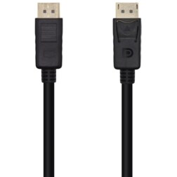 AISENS Cable DisplayPort V1.2 4K@60Hz, DP/M-DP/M, Negro, 1.0m