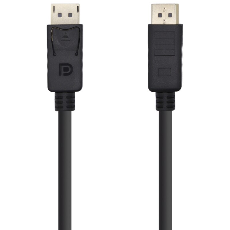 AISENS Cable Displayport V1.2 4K@60HZ, DP/M-DP/M, Negro, 10m