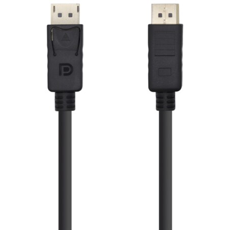 AISENS Cable Displayport V1.2 4K@60HZ, DP/M-DP/M, Negro, 10m