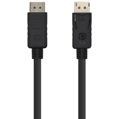 AISENS Cable Displayport V1.4 8K@60HZ, DP/M-DP/M, Negro, 2.0m
