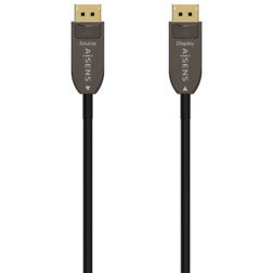 AISENS A155-0608 cable DisplayPort 20 m Negro