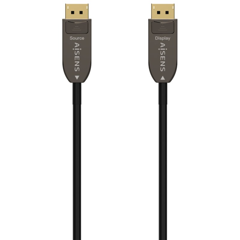 AISENS A155-0608 cable DisplayPort 20 m Negro