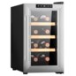 Cecotec 02708 enfriador de vino Nevera de vino termoeléctrico Independiente Acero inoxidable 8 botella(s)