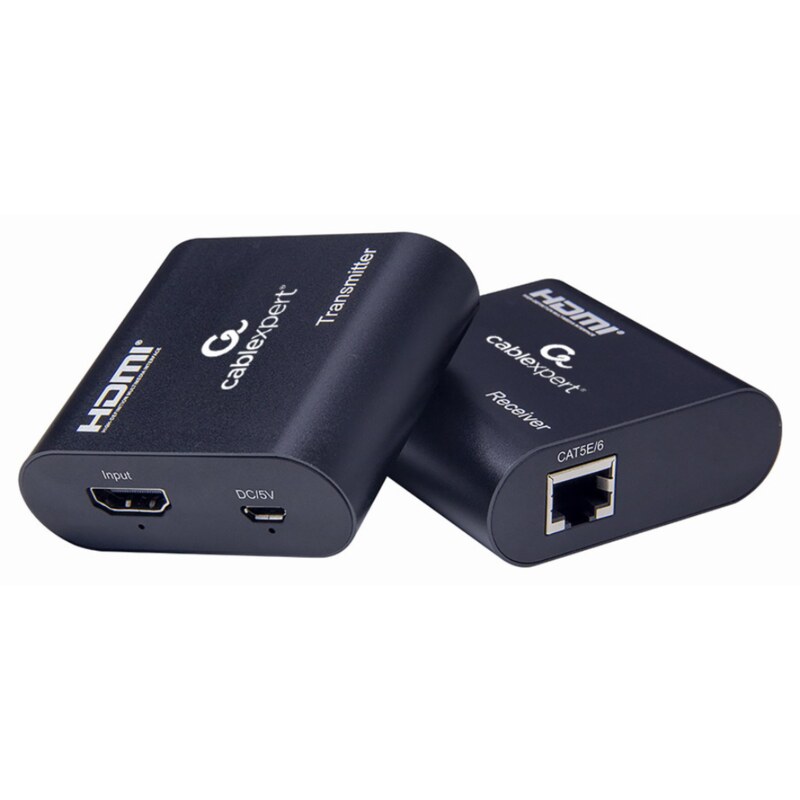 Gembird DEX-HDMI-03 extensor audio/video Negro