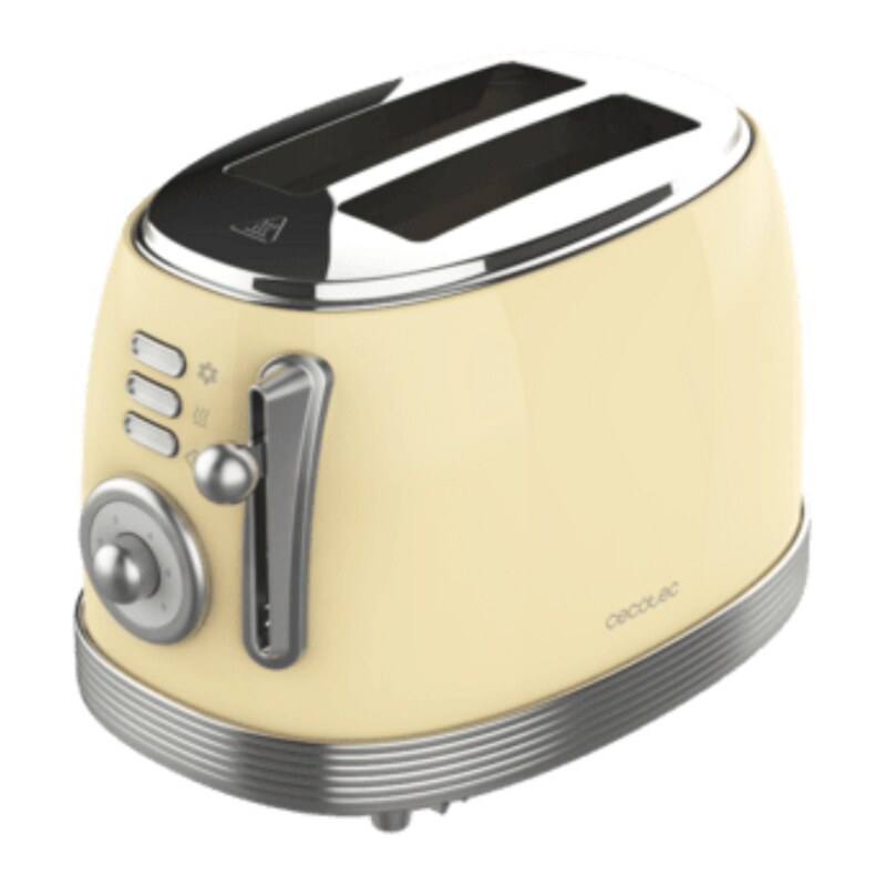 Cecotec Vintage 800 6 2 rebanada(s) 850 W Amarillo