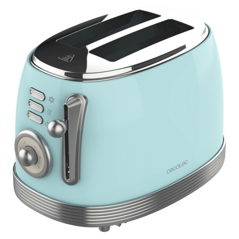 Cecotec Vintage 800 6 2 rebanada(s) 850 W Azul