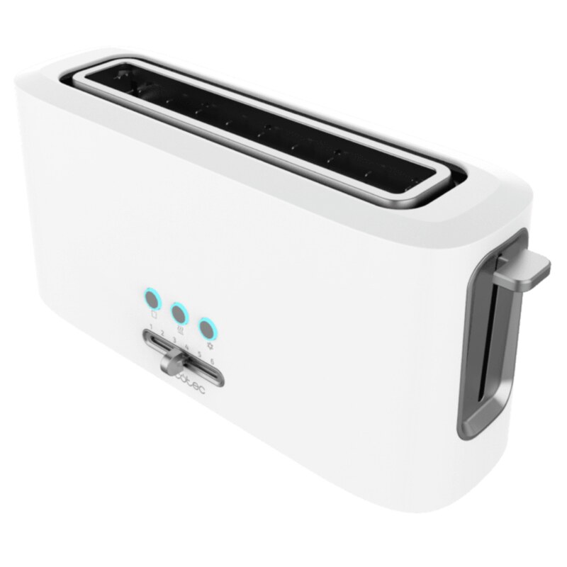 Cecotec 03189 tostadora 6 2 rebanada(s) 980 W Blanco