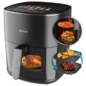 Cecotec Cecofry&Grill Duoheat 6500 Sencillo 6,5 L Independiente 2200 W Freidora de aire caliente Negro