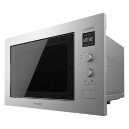 Cecotec 01400 microondas Negro, Acero Microondas con grill Integrado 25 L 1320 W