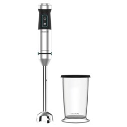 Cecotec Power TitanBlack 1500 XL 0,8 L Batidora de inmersión 1500 W Negro, Plata