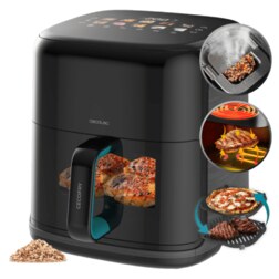 Cecotec Cecofry&Grill Smokin'Prime 6500 Sencillo 6,5 L Independiente 2200 W Freidora de aire caliente Negro