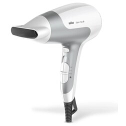 Braun HD580 secador 2500 W Plata, Blanco