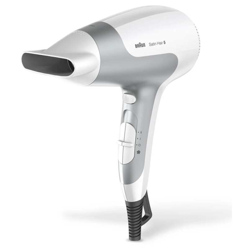 Braun HD580 secador 2500 W Plata, Blanco